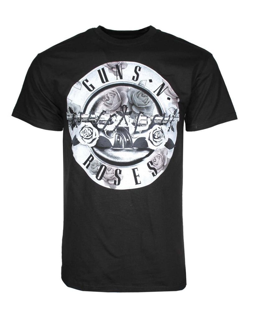 Guns n Roses Floral Fill Bullet T-Shirt