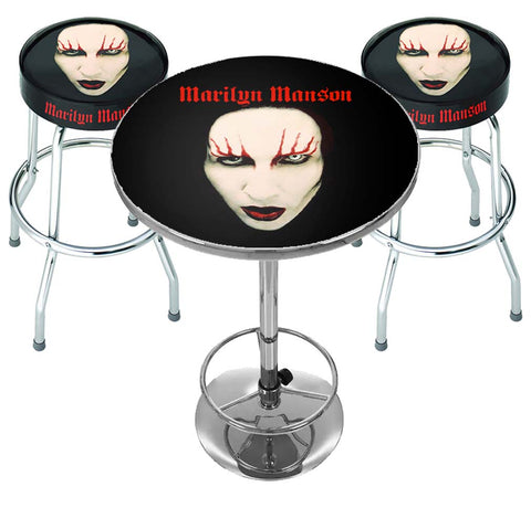 Marilyn Manson Red Lips Bar Set